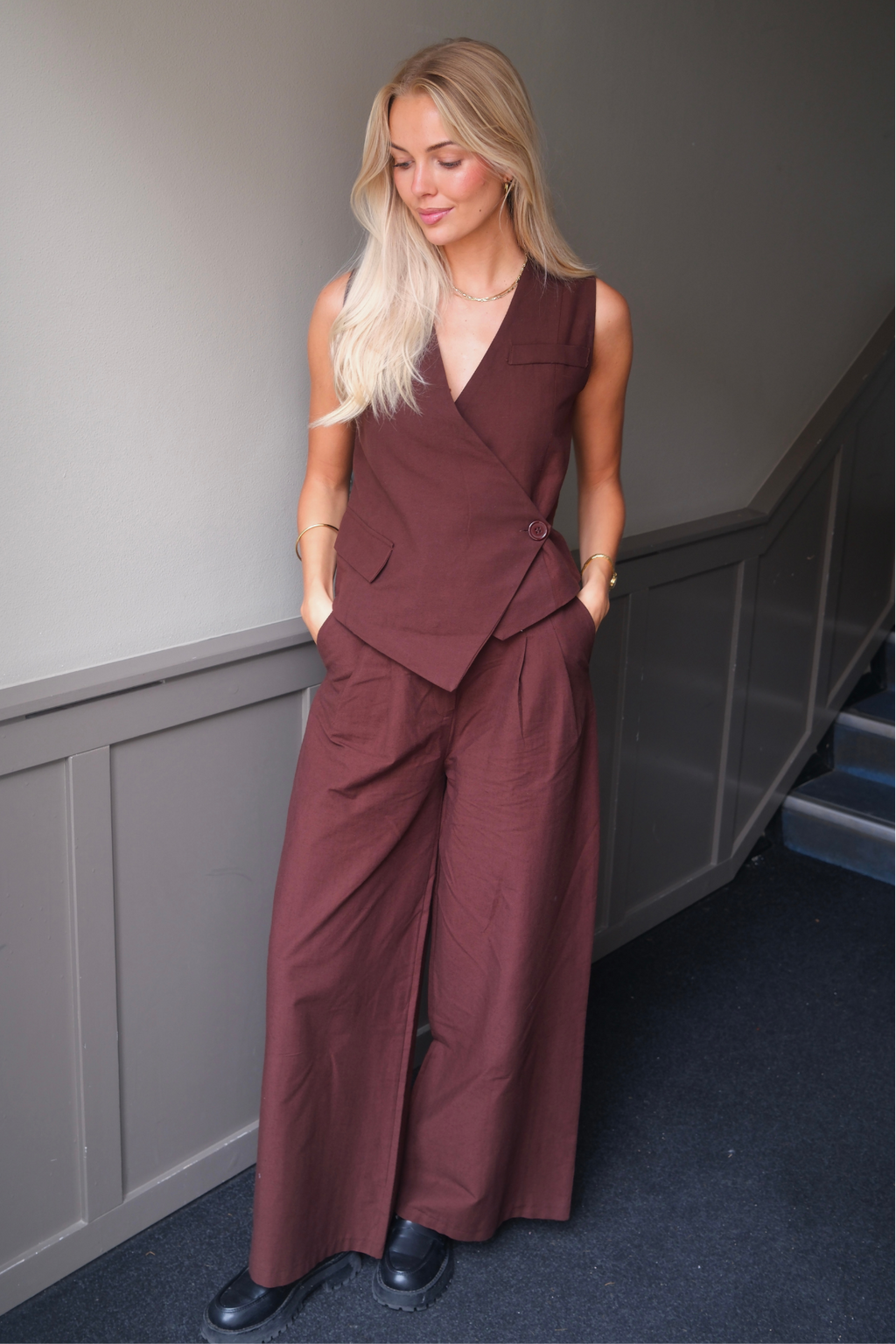 Melissa large Pants - Brun