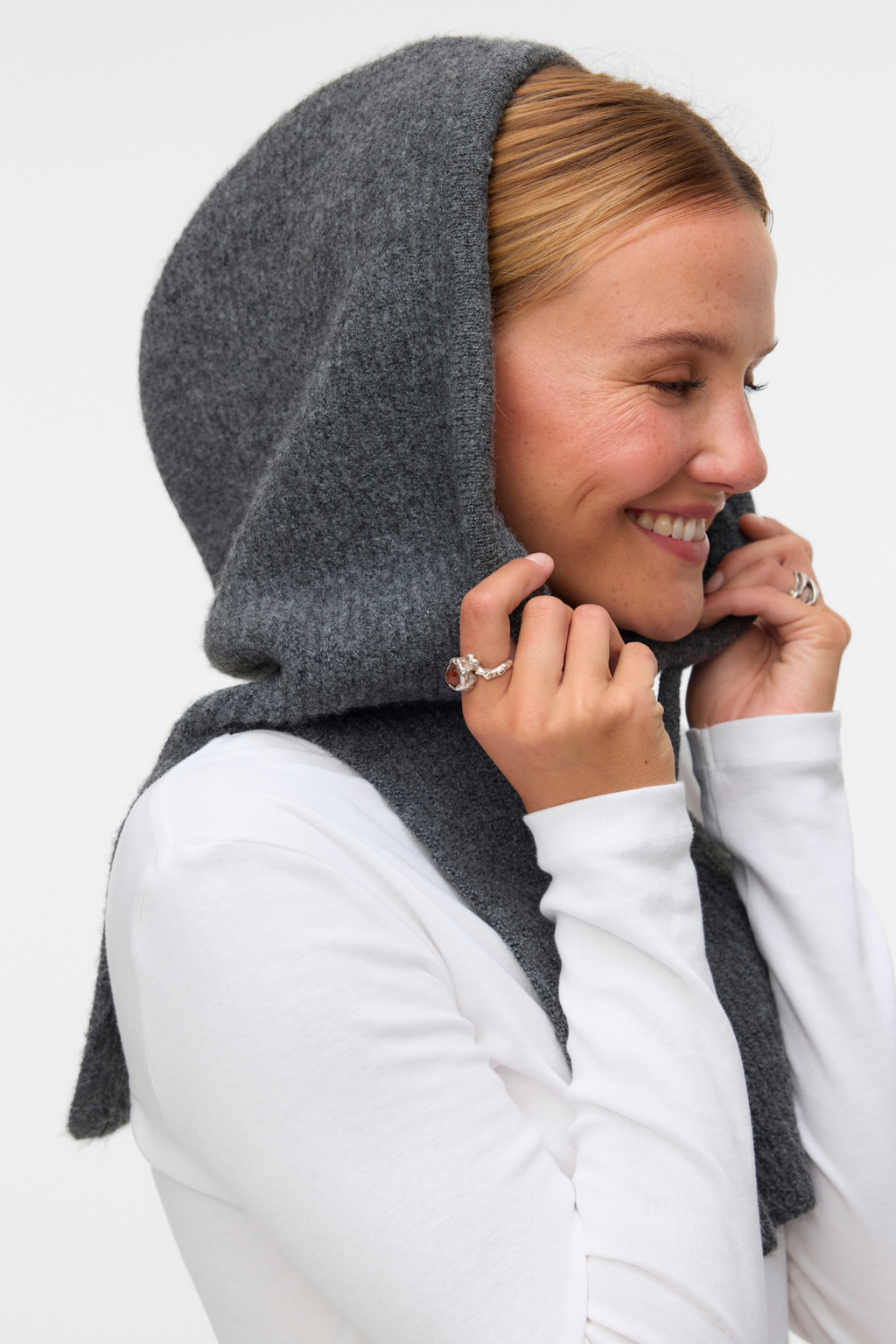 Elena Balaclava - Dark Grey Melange