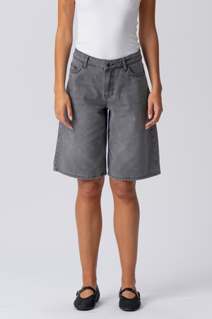 Denim Jorts - Grey Denim
