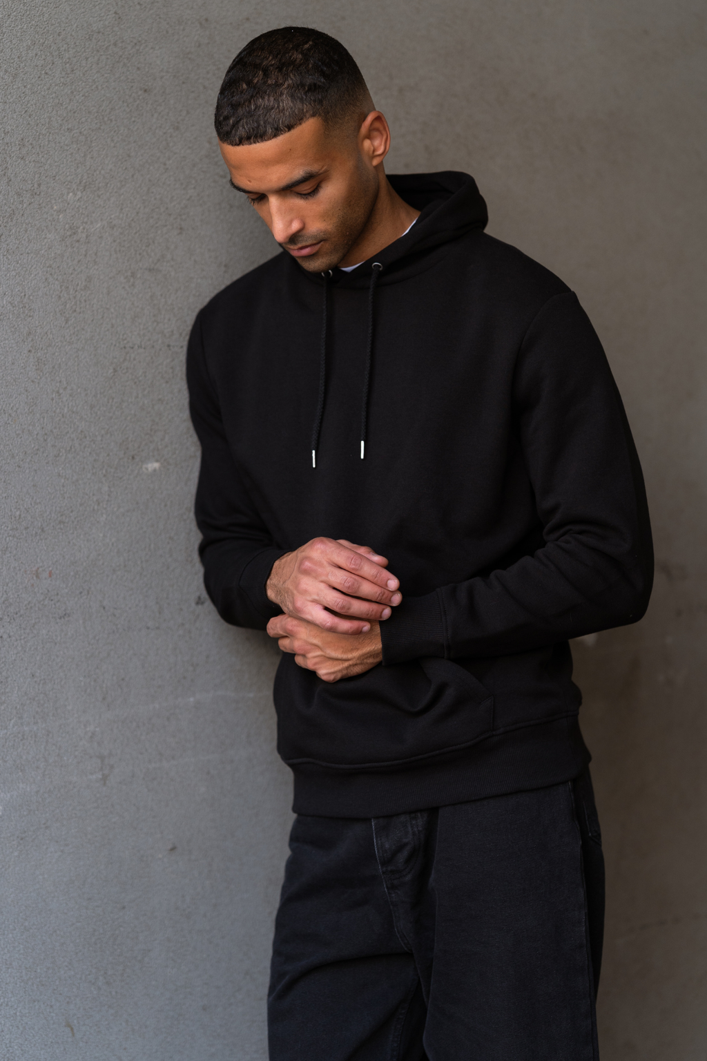 Sweatshirt à capuche - Noir