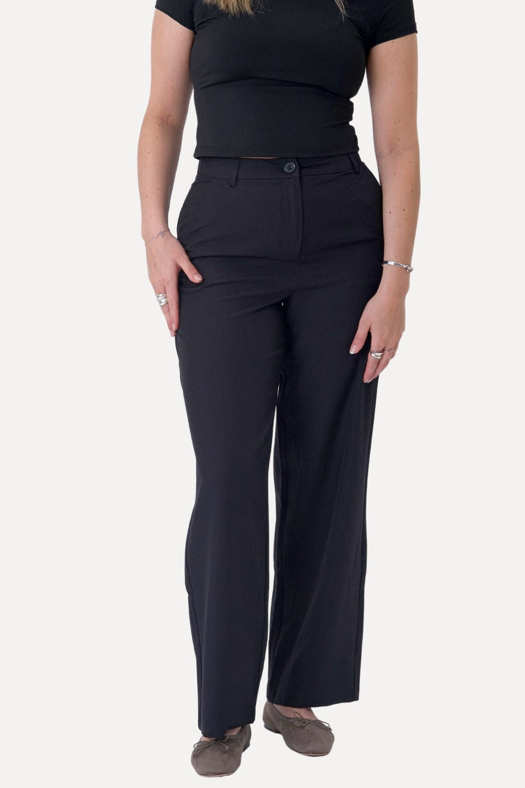 Classic Suit Pants - Black