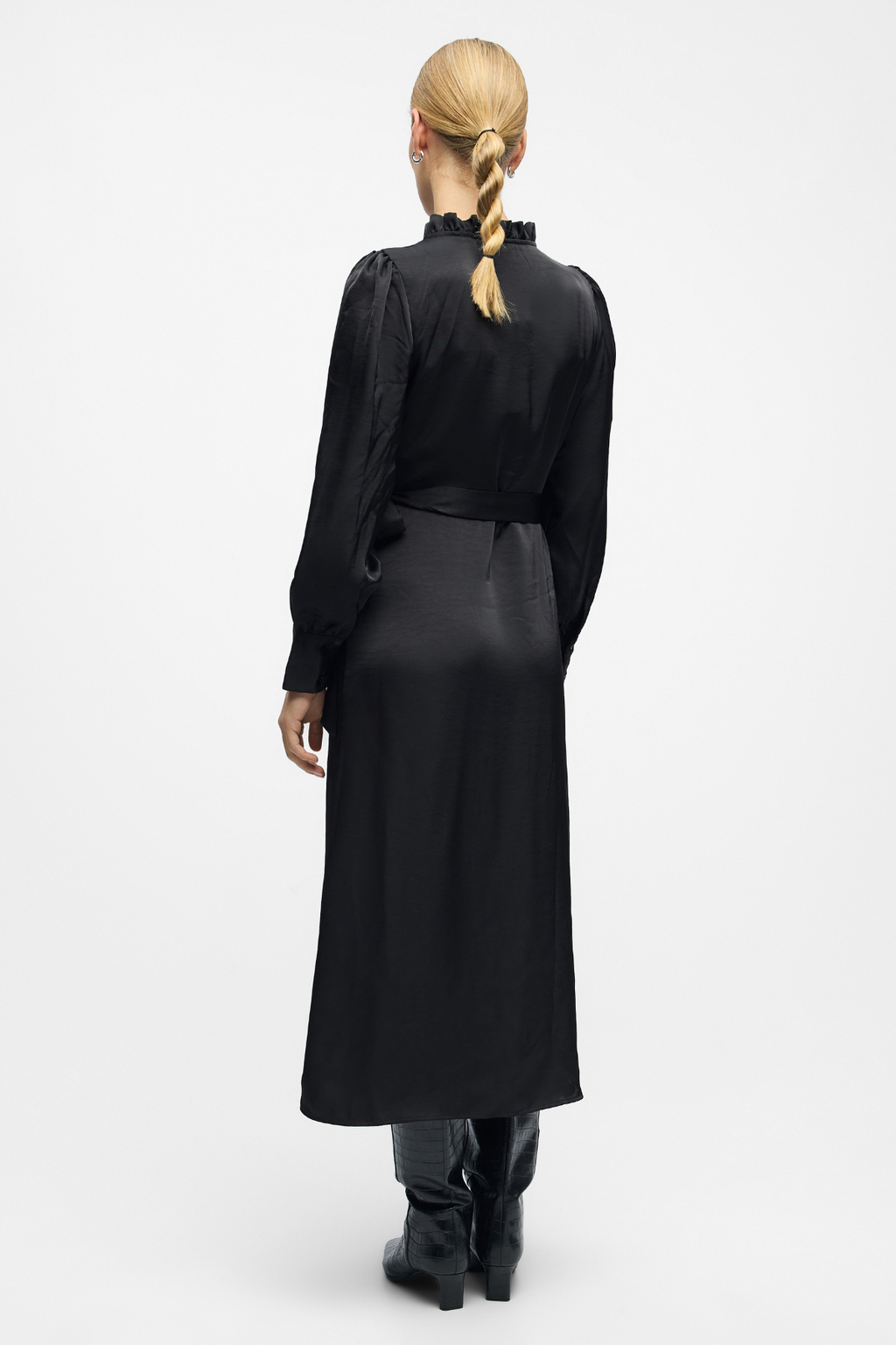 Robe enveloppante du piment - noir