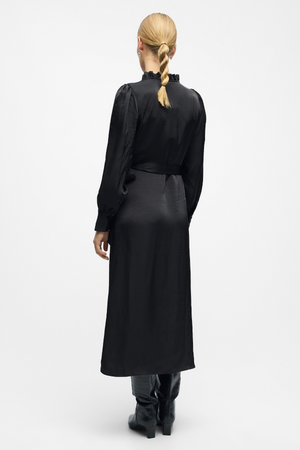 Robe enveloppante du piment - noir