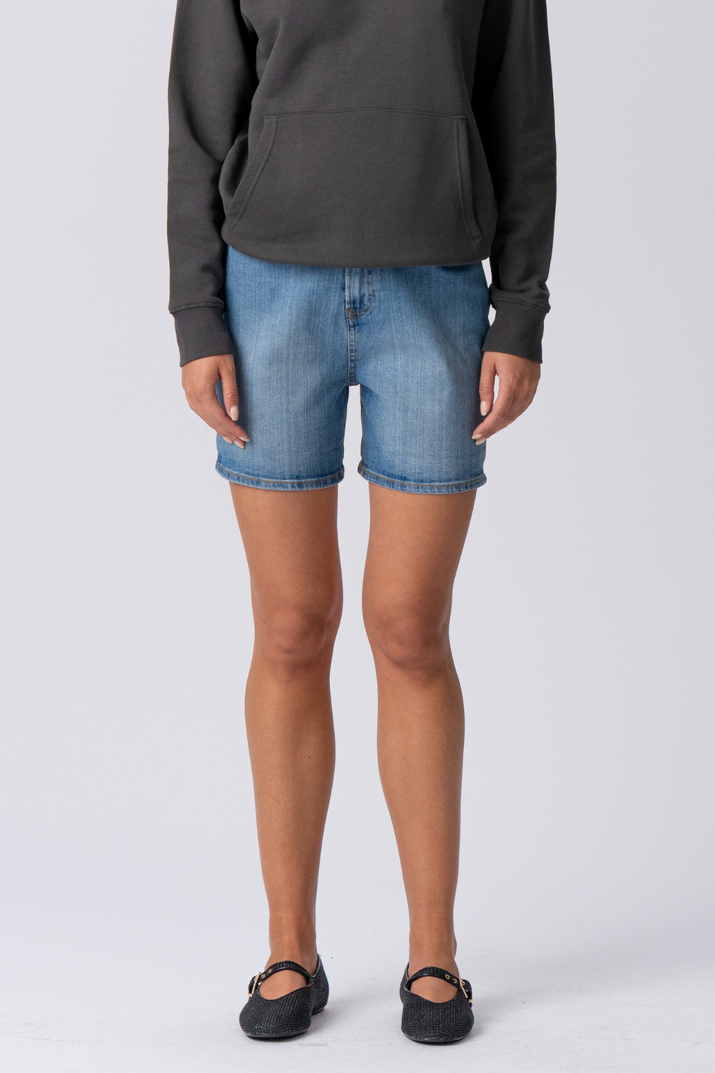 The Original Performance Denim Shorts - Denim bleu moyen (Femme)