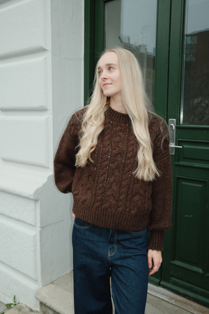 Emma Cable Knit - Chocolat