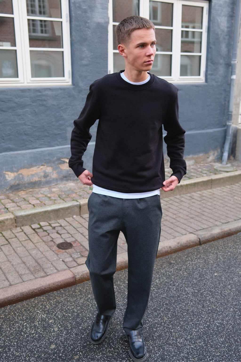 Performance Pants Wide - Gris mélangé