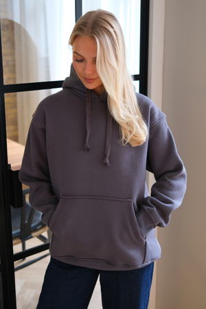 Stella Oversized Hoodie - Dark Grey
