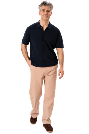 Polo en tricot Darin - Marine