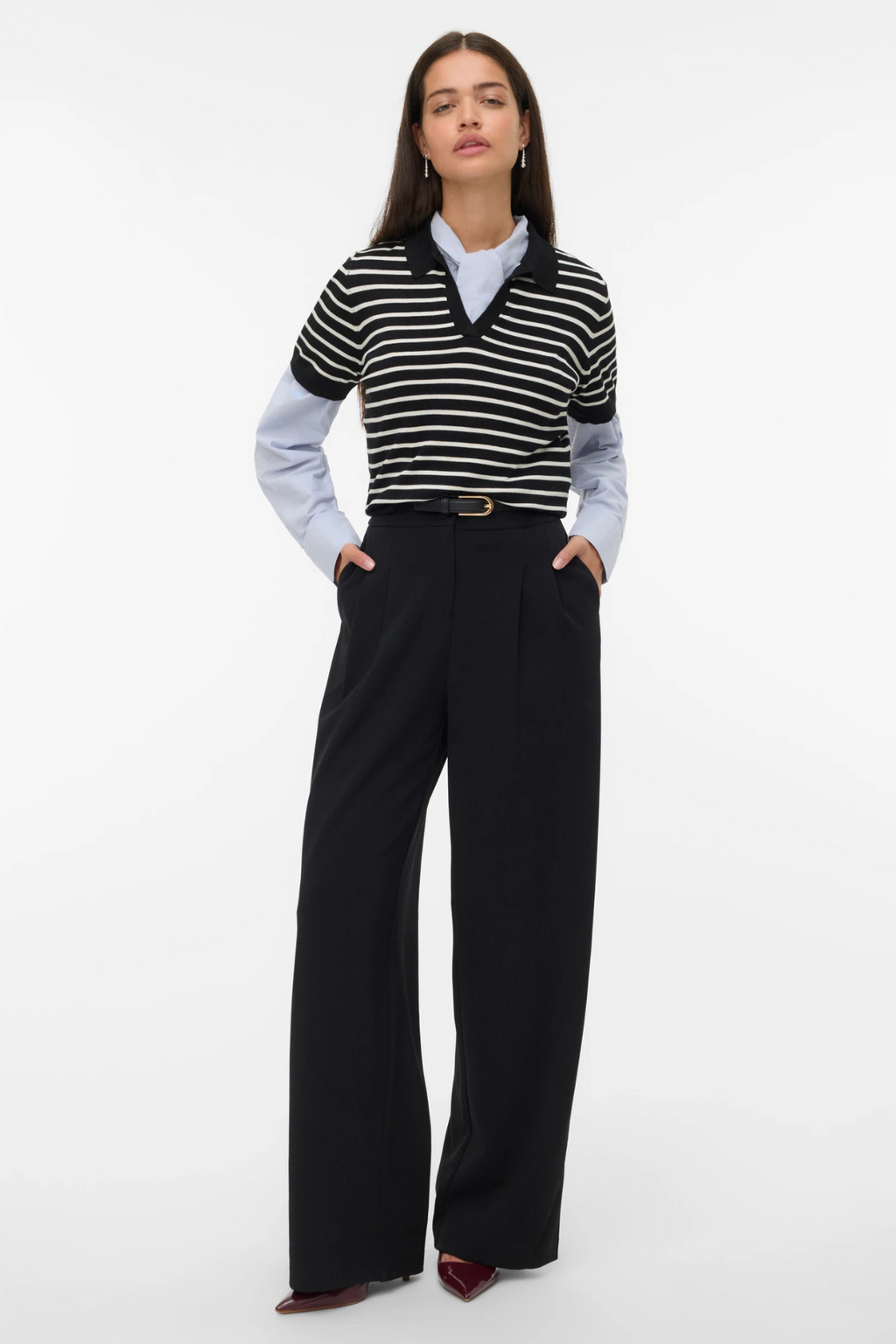 Silje Poloneck Pullover - Black