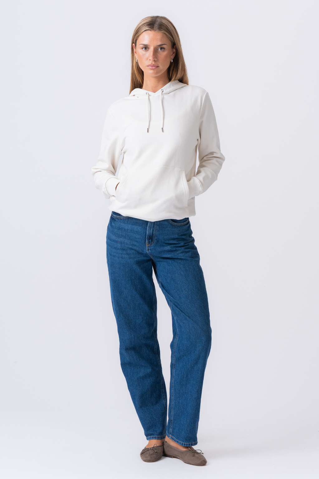 Sweat-shirt à sweat - beige