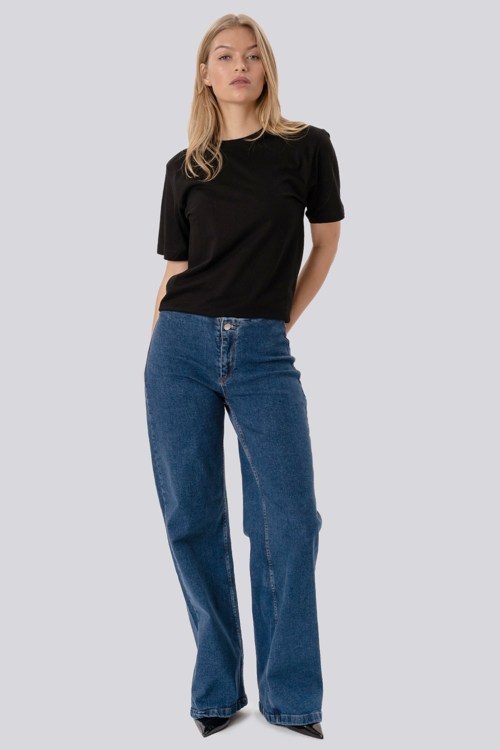 Jean large Miley - Bleu moyen