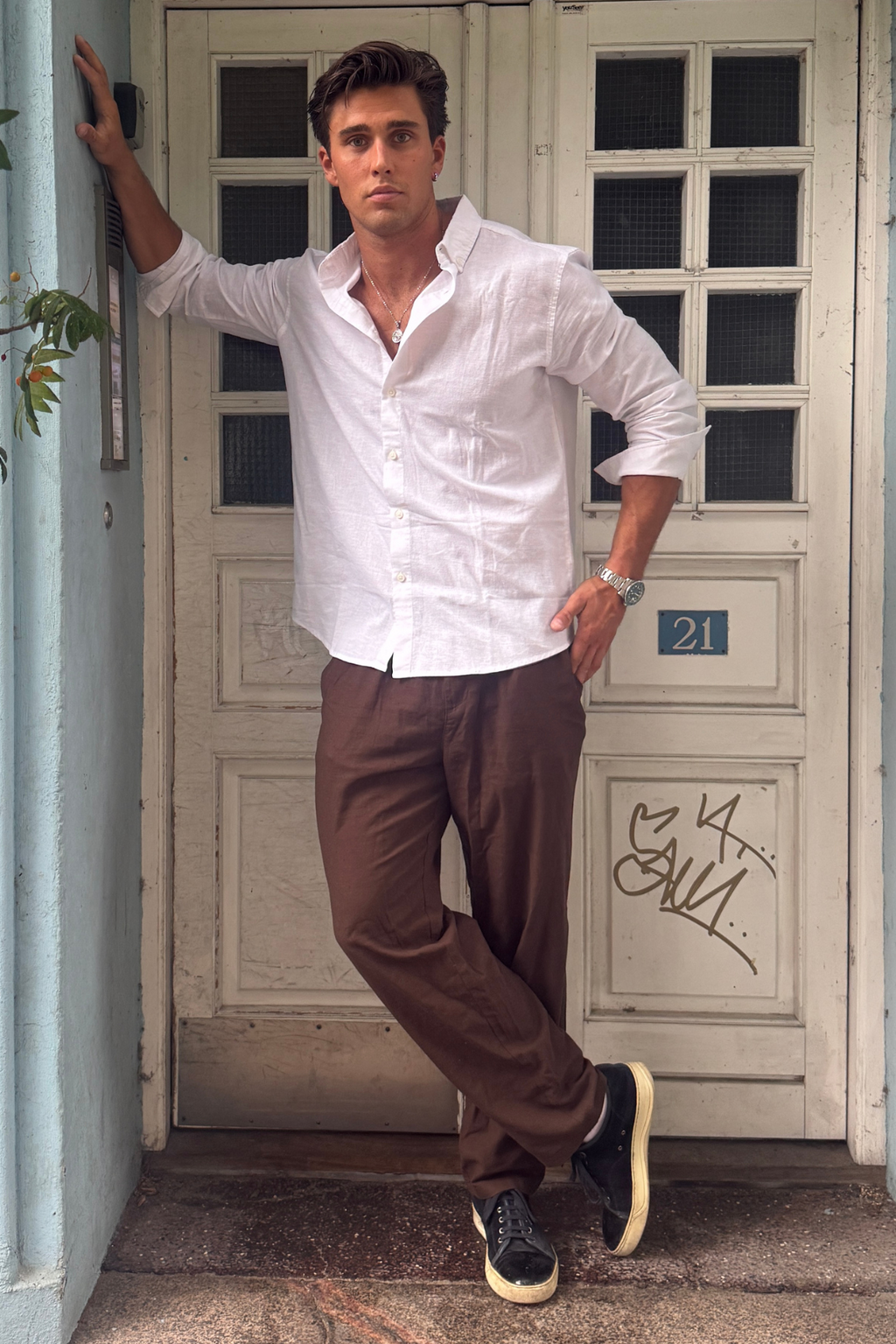 Linen Shirt - White