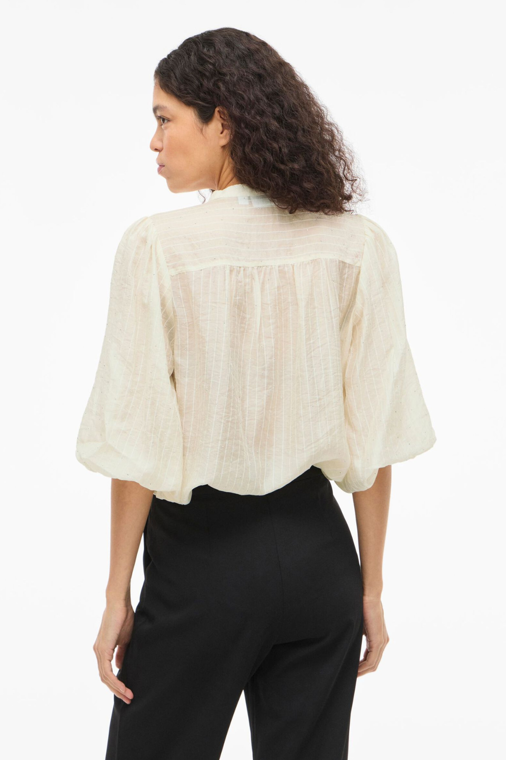 Haut boutonné en strass - Bouleau