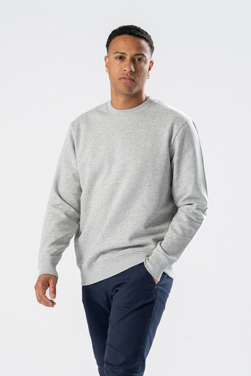 Sweatshirt Crewneck - Gris cendré