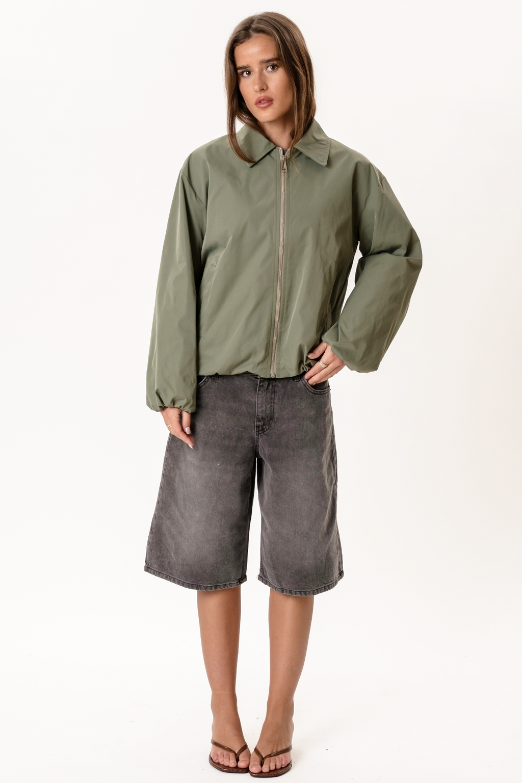Veste Courte Ines - Kaki