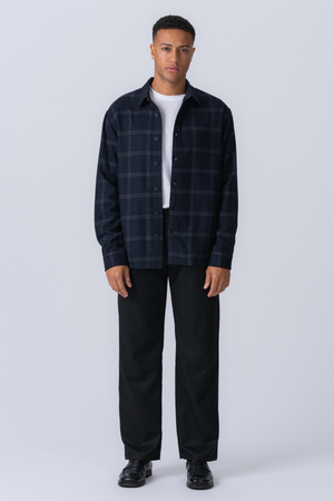 Tristan Overshirt - Dark Navy