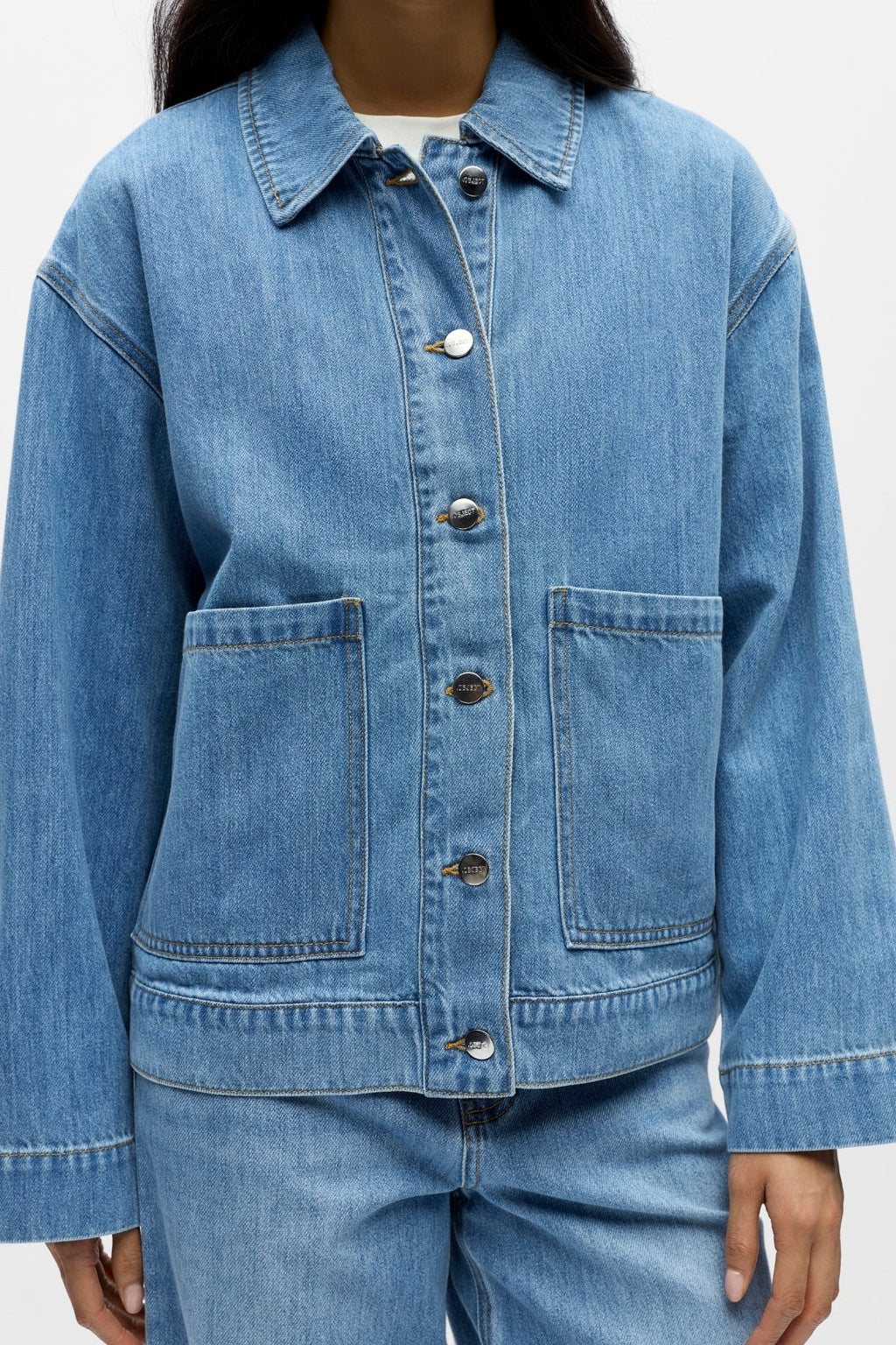 Surchemise Rosie - Denim Bleu Clair