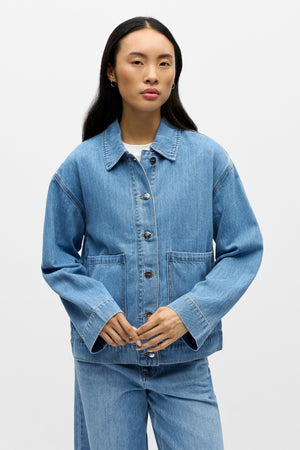 Surchemise Rosie - Denim Bleu Clair