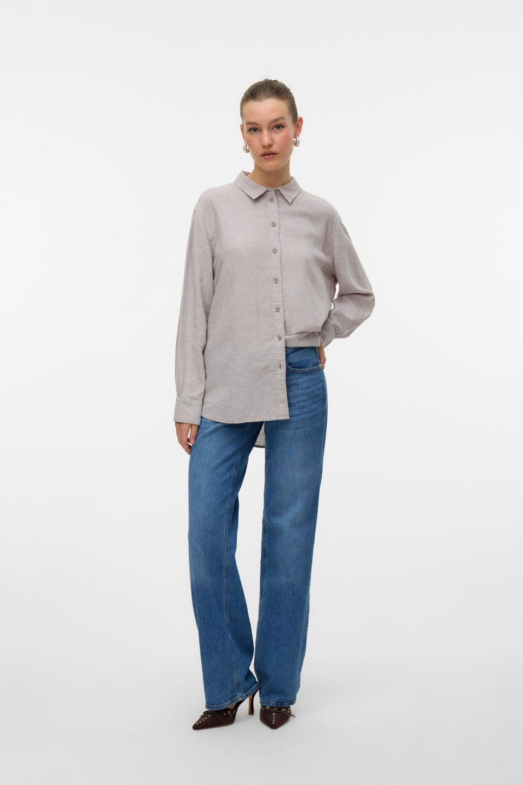 Linn Shirt - Moon Rock Melange