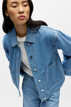 Surchemise Rosie - Denim Bleu Clair