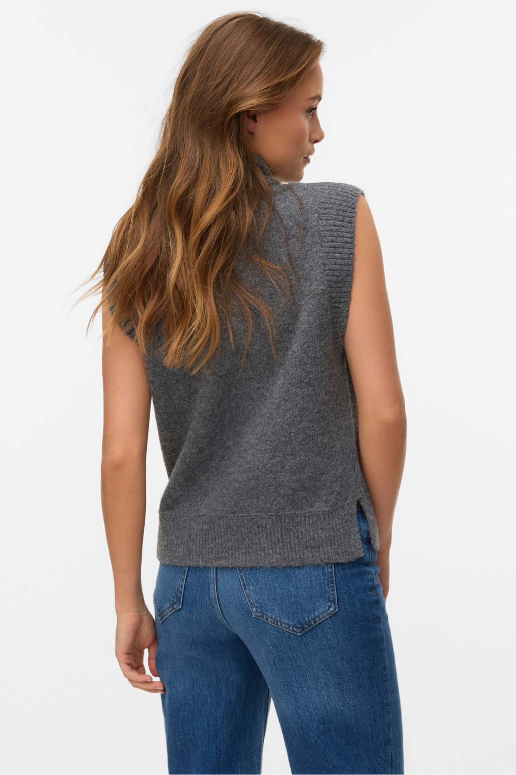 Wow Vest haut de gamme - mélange gris moyen