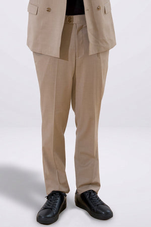 Classic Pants - Beige Melange