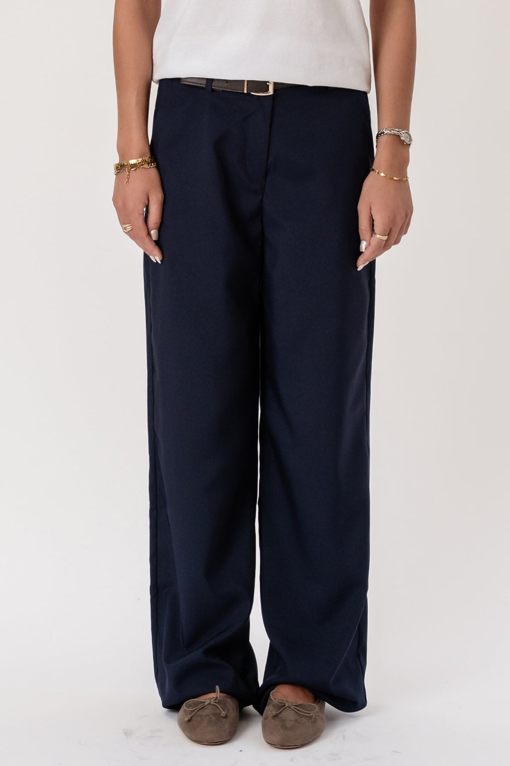 Talia Baggy Pants - Marine