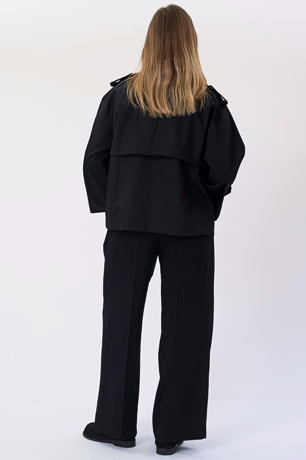 Trench court Elara - Noir