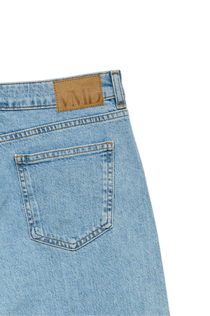 Alexis Low Waist Denim Jeans - Denim bleu clair