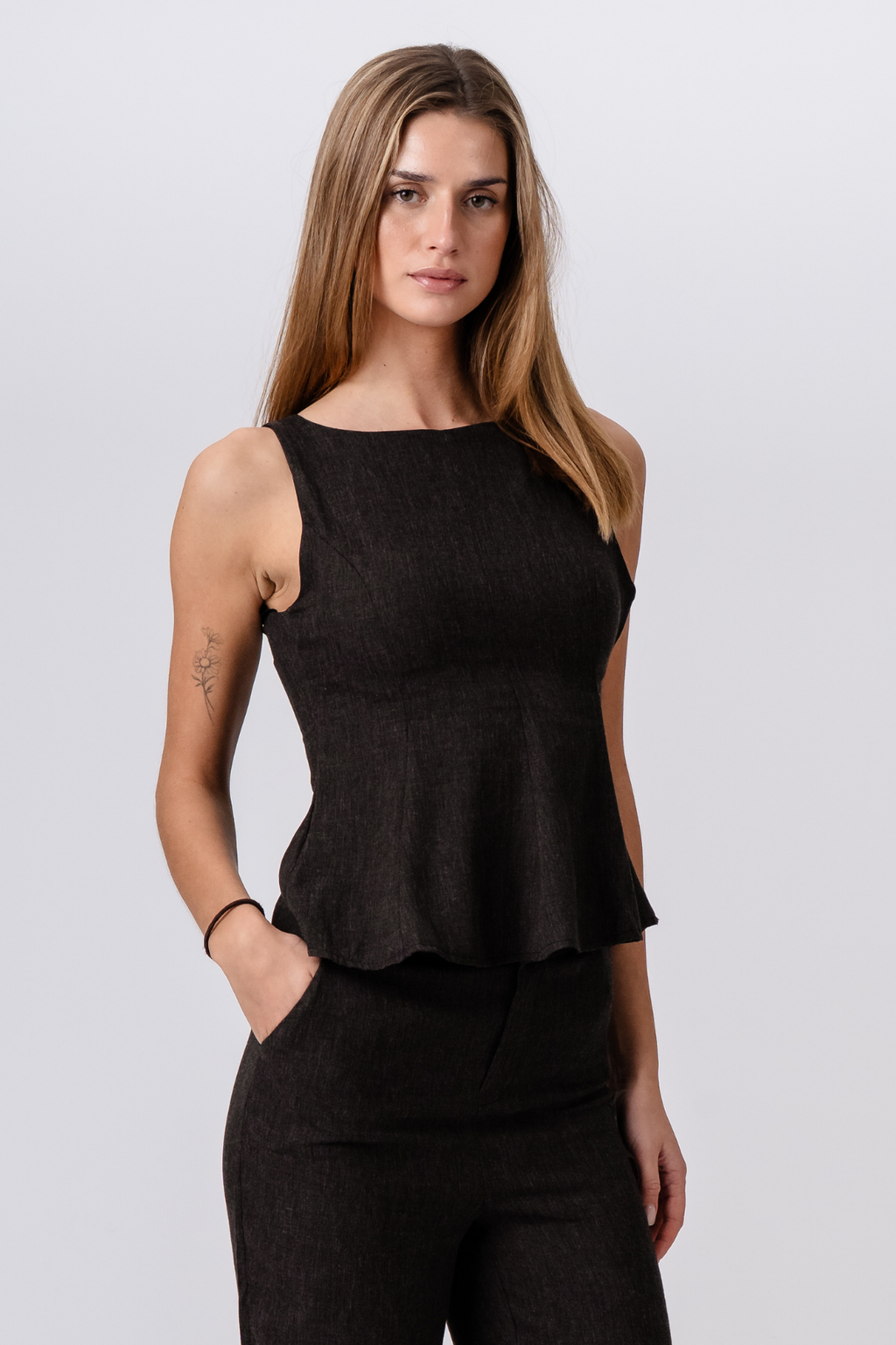 Aya Top - Brown
