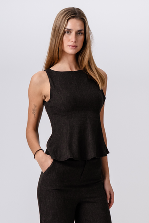 Aya Top - Brown