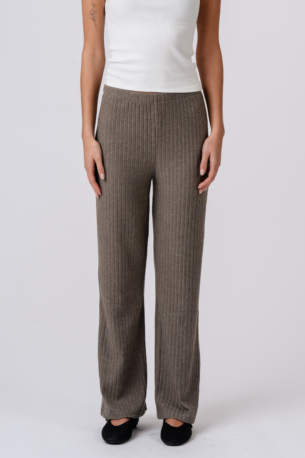 Lierre Tricot Pants - Kaki