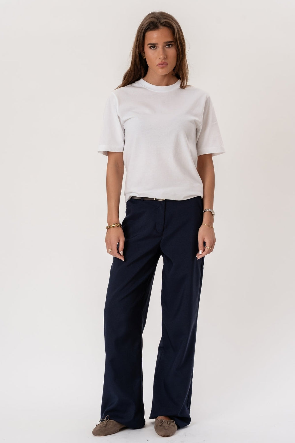 Talia Baggy Pants - Marine