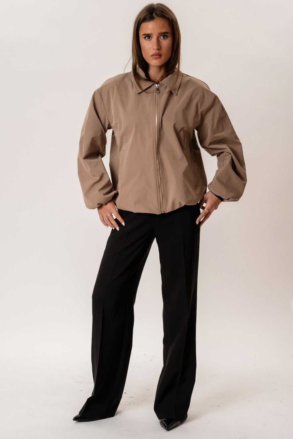 Ines Short Jacket - Camel