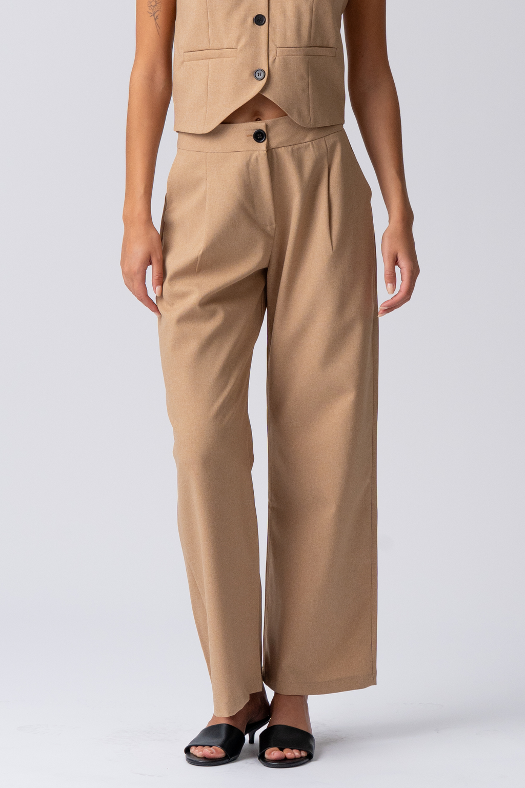 Natalie Pants - Light Brown