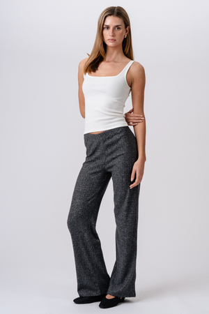 Lierre Tricot Pants -Anthracite