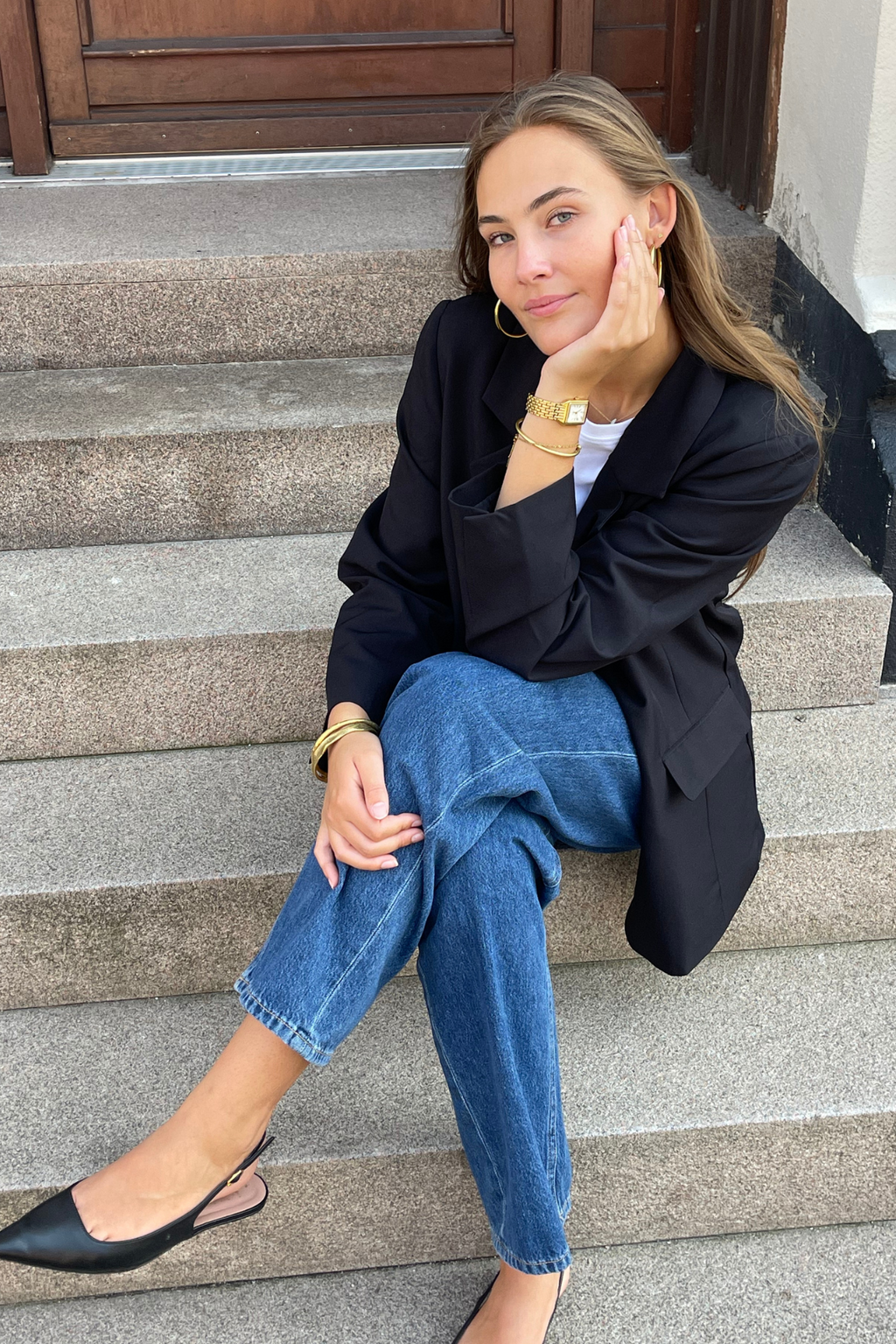 Blazer surdimensionné - noir