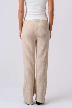 Lierre Tricot Pants -Beige
