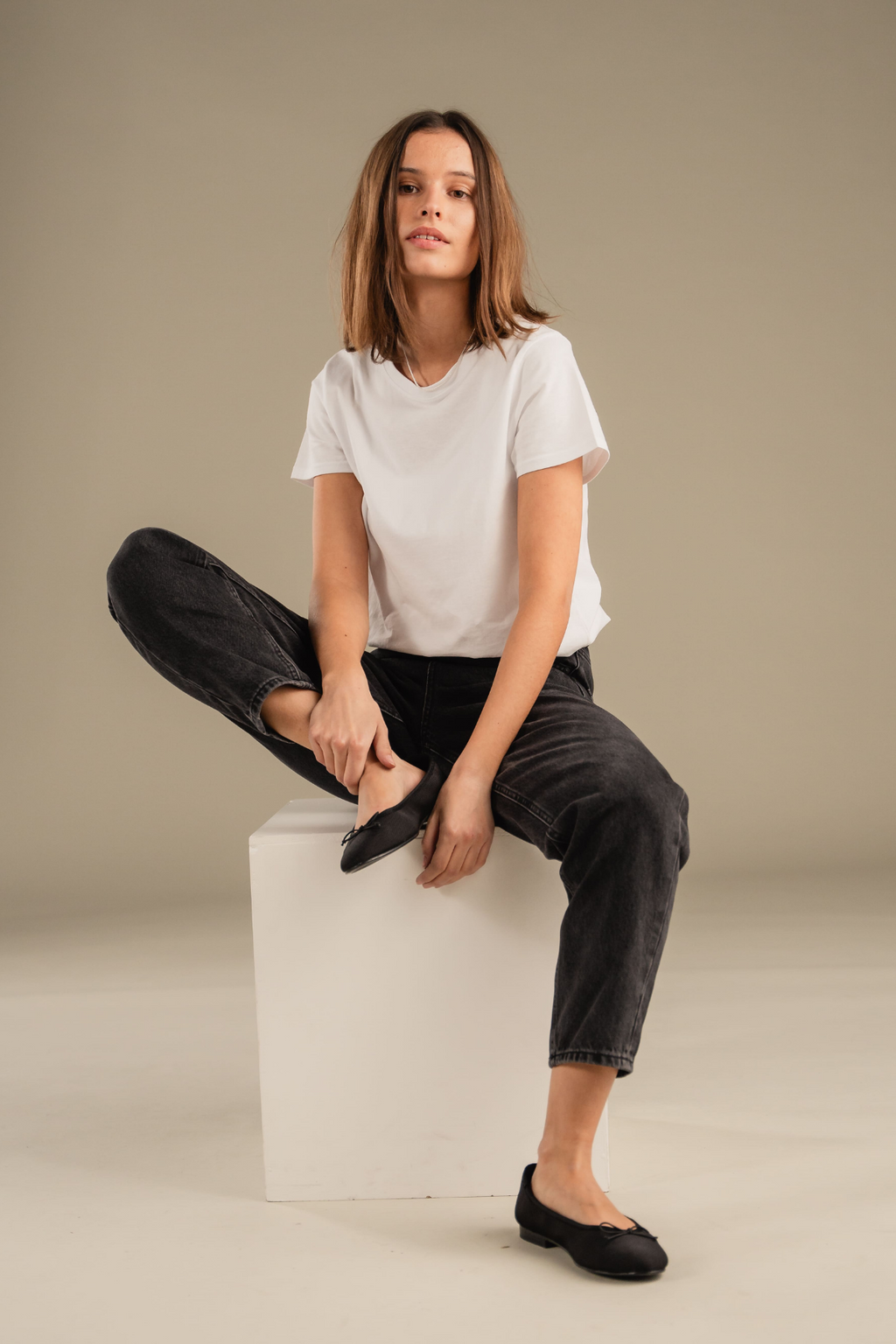 The Original Performance Mom Jeans - Denim noir