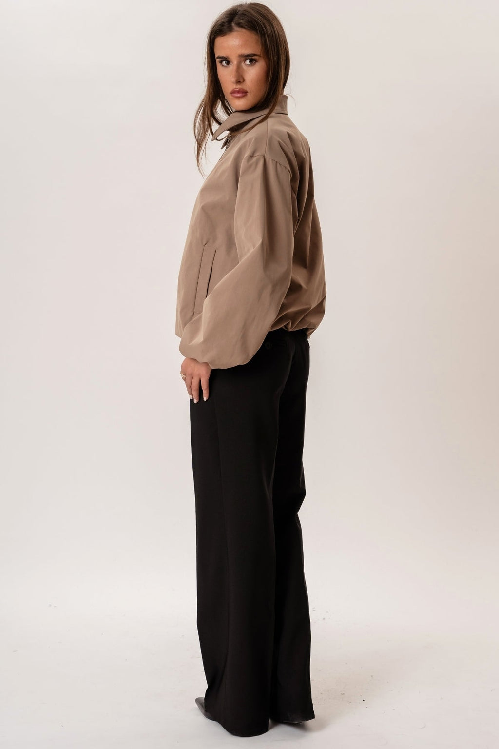 Ines Short Jacket - Camel