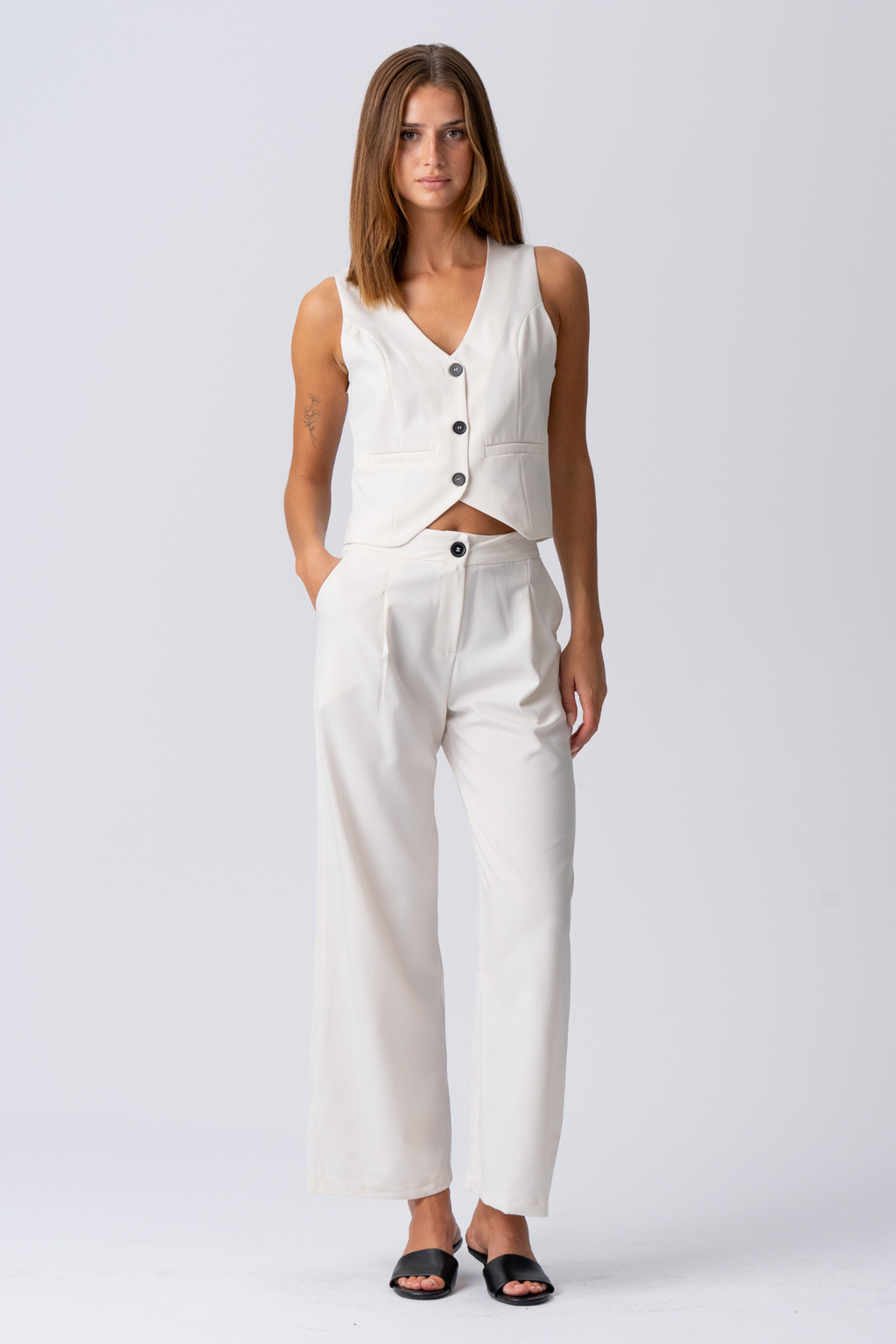 Gilet natalie et Pants (Black) - Forme de package