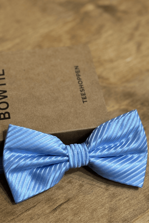 Bowtie - Light Blue Striped