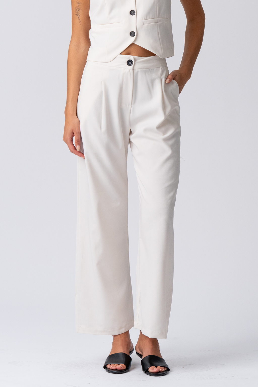 Natalie Pants - beige léger