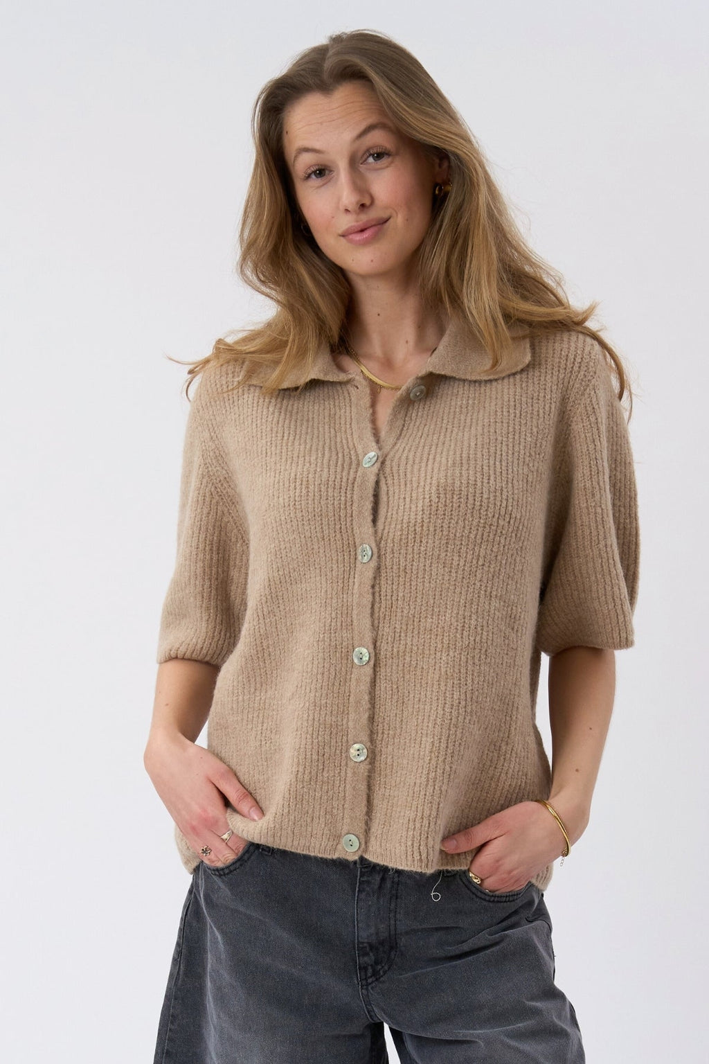 Alba Polo Tricot - Beige
