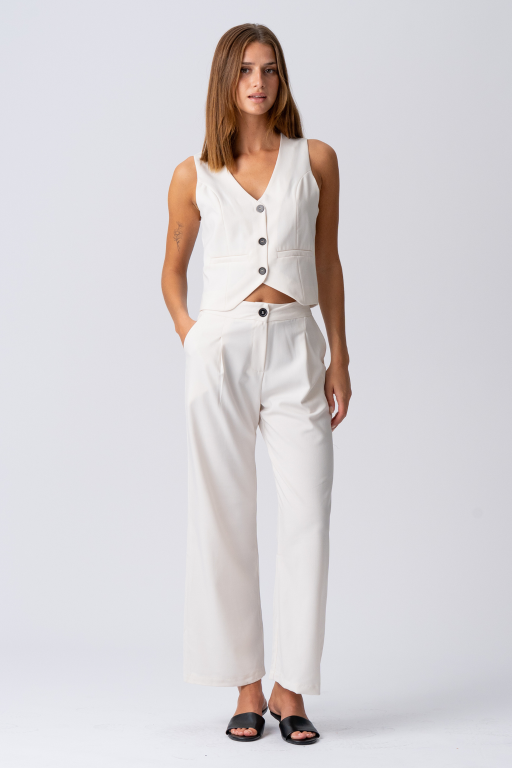 Natalie Vest - Beige légère