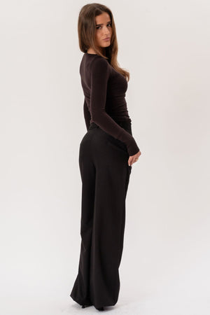 Cassandra Blouse - Brown