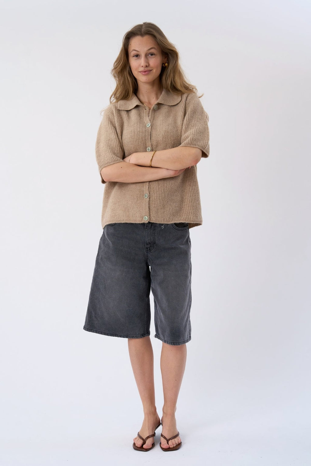 Alba Polo Tricot - Beige