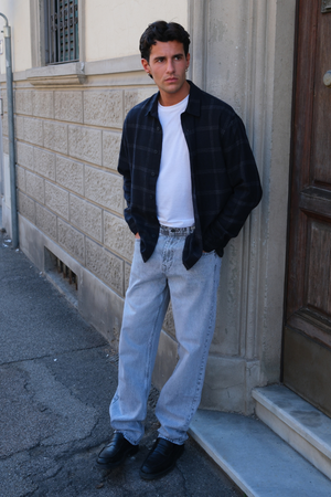 Tristan Overshirt - Dark Navy