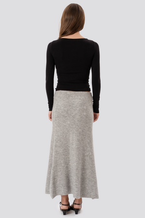 Jupe en tricot Nova - Gris