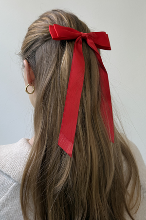 Bow Clip - Red
